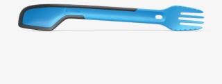 Morsel Spork Front Blue - Tool