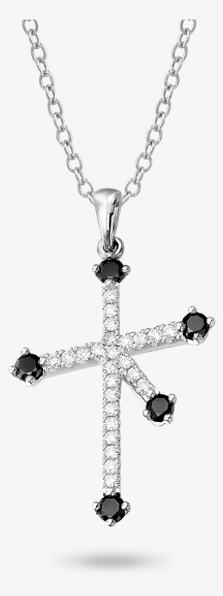 Southern Cross Black And White Diamond Micro Set Pendant - Locket
