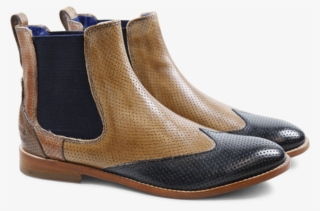 Ankle Boots Amelie 13 Classic Perfo Mid Blue Sand Rose - Chelsea Boot