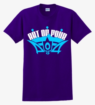 Crown T-shirt, Purple/light Blue Logo - Iu Sucks Shirt