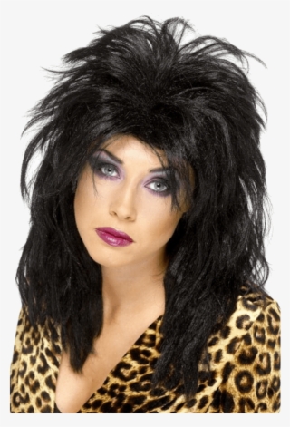 Popstar Black Wig - Black Punk Wig