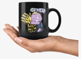 Thanos Infinity War Mug - Disnwy Stitch And Unicorn