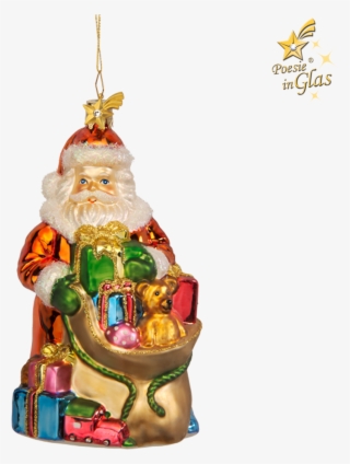 Santa Claus With Gift Bag - Christmas Ornament