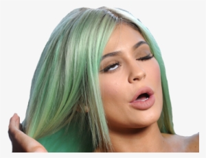 “ Transparent Kylie Jenner - Kylie Jenner Green Hair Meme