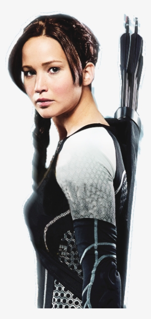 Christian - Katniss Everdeen White Background