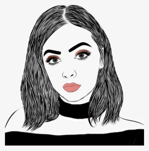 Kyliejenner Kylie Makeup Girl Tumblr Draw Lipstick - Make Up Tumblr Draw