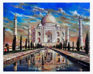 Taj Mahal - Taj Mahal Paintings Acrylic