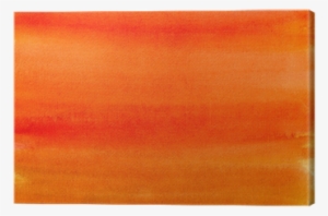 Orange Colors Painted Canvas Watercolor Wash Background - Wood