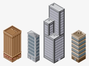 isometric projection building business architectural - building isometric png
