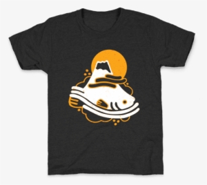 Mount Fuji Fish Kids T-shirt - T-shirt