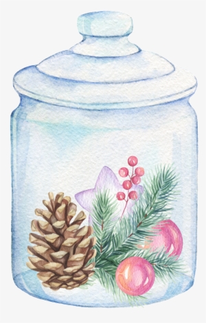 Hand Painted Glass Jar Png Transparent - Portable Network Graphics
