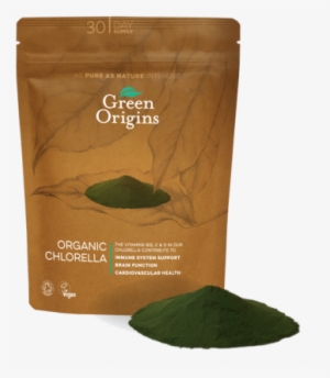 Green Origins Organic Chlorella Powder 150gr - Green Origins Organic Chlorella Powder, Broken Cell