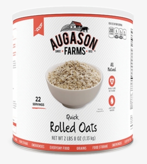 Augason Farms® Quick Rolled Oats Can - Augason Farms Creamy Wheat Cereal - 2 Oz Can