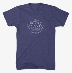 Round Top 4th Of July Script Tee