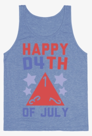 Happy D4th Of July Tank Top - Top