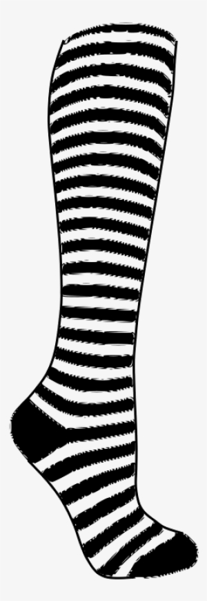 Striped Socks Clip Art