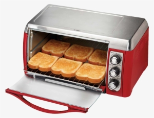 Clip Royalty Free Microwave Png Free Images Toppng - Hamilton Beach Red Ensemble 6-slice Toaster Oven W/