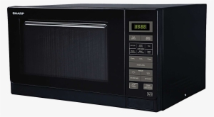 Microwave Oven Png Transparent - Sharp R372km 25 Litre Solo Microwave - Black.