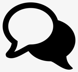 Chat Icons Png Image Library - Message Icon Black And White