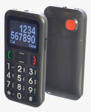 Goso Big Button Senior Cell Phone Unlocked Dual Sim - Goso Direct W60 - Dark Gray Metallic - Unlocked - Gsm