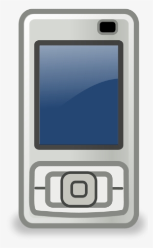 An Image Of A Cell Phone Icon - Mobile Phone Creative Commons