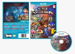 Wii U Box Art Cover - Super Smash Bros. For Wii U With White Gc Controll
