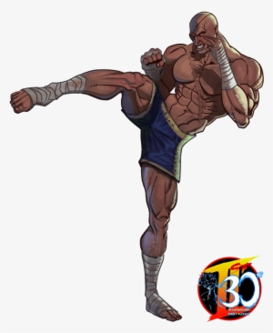 Sagat By Androsm - Sagat Street Fighter Kick