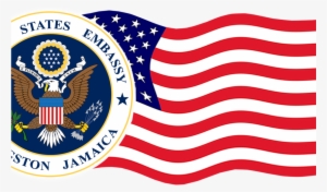 below - united states embassy logo