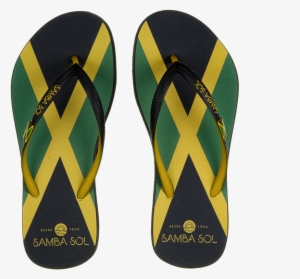 Women's Flag Collection Flip Flops - Jamaica