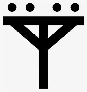 Png File Svg - Electric Pole Symbol