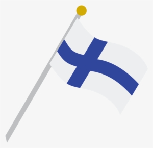 Download Options - Png - Finnish Flag On A Pole