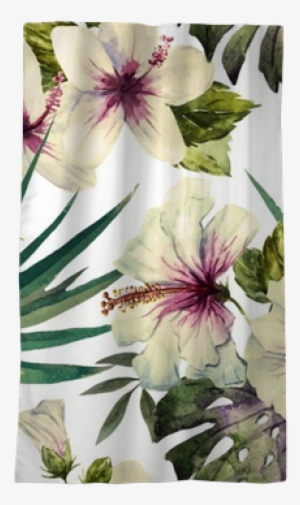 Watercolor Hibiscus Patterns Blackout Window Curtain - 2018 Planner: Daily, Weekly, Monthly 2018 Planner 6)