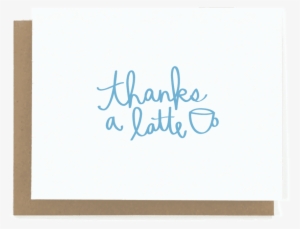 Thanks A Latte Card - Birthday Card Oh Deer