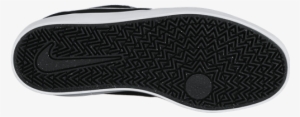 Nike Black Sb Check Skateboarding Shoe Nike Black Sb - Shoe