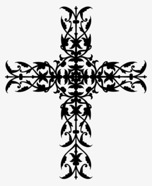 Christian Cross Tattoo Ornament Symbol - Antique Christain Cross Png