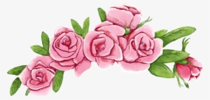 Roses Vector Png - Pink Rose Wreath Png