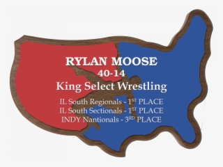 Uv Print Plaque For The King Select Wrestling Event - Wrestling Plaques