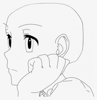 Medium Size Of How To Draw A Basic Anime Head And Face - Sketch