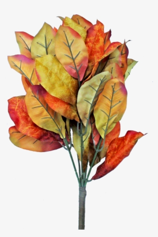 21" Magnolia Leaves - Autumn