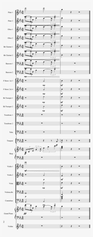 Windows Xp Startup Sheet Music 2 Of 2 Pages - Windows Xp Startup Sound Notes