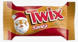 Twix Caramel Cookie Santa - Twix
