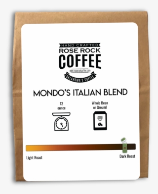 Mondo's Italian Blend 12 Oz - Label