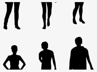 Party Clipart Silhouette - Photoshop Human Silhouette Png