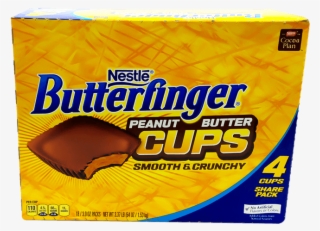 Nestle Butterfinger 4 Cup 3oz 85g Box Of 18 B - Butterfinger Candy Bar