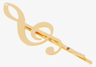 Grampo Em Forma De Clave De Sol Estilo Musical - Hairpin