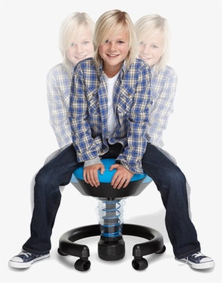 Junge In Motion Auf Dem Swoppster