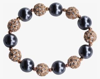 Gold/olive Disco Ball Stretchy Beaded Bracelets