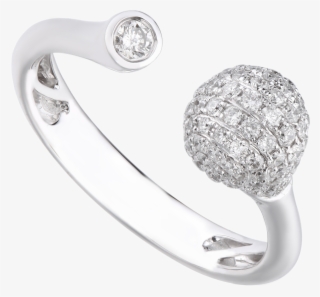 Disco Ball Hugger Ring - Engagement Ring