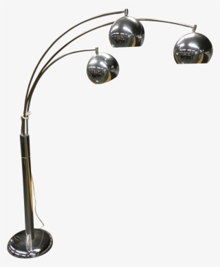 Vintage Mid Century Chrome Three Arm, Mid Century Arc Floor Lamp