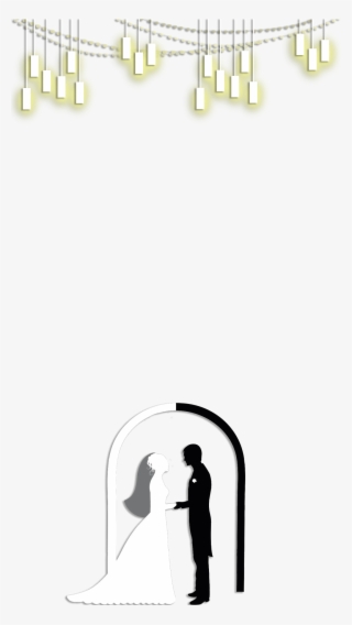 Black And White Wedding - Silhouette